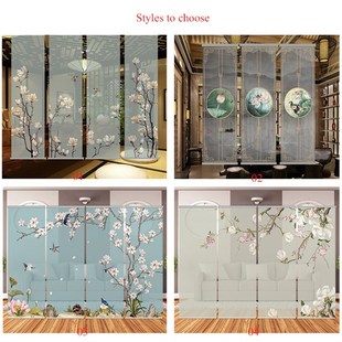 Custom design hanging screen living room divider Curtain par