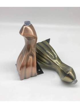 4pcs Furniture feet bronze plated metal sofa legs Snake-Shap