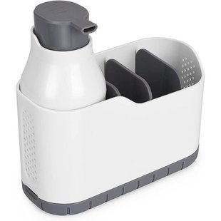 Dishwashing Soap Dispenser with Sponge Holder Plastic Soap P