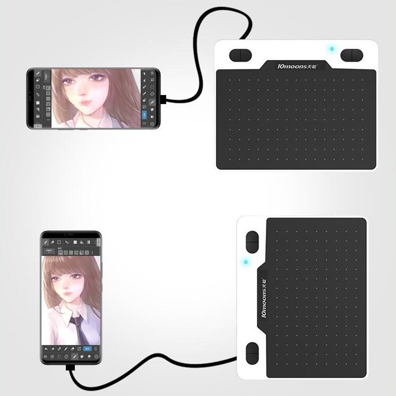 10Moons T503 Ultralight Graphic Tablet 8192 Levels Digital D