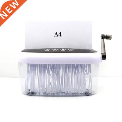 Mini Manual Small Paper Shredder Applicable Desktop Office A