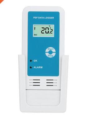 LCD PDF Humidity Recorder USB Data Logger Convenient Sensor