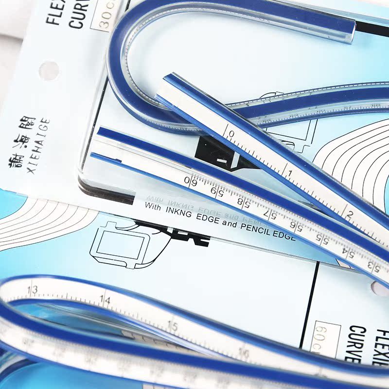 Flexible Curve Ruler Drafting Drawing Tool Serpentine Plasti