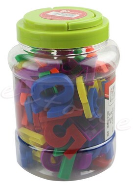 80pcs/fridge magnet letters education alphabet numbers baby