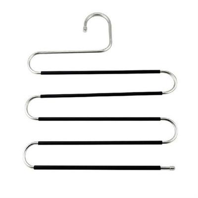 Pants Hanger Jeans Trousers Hanging Rack S-shaped Stainless