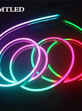 5V WS2812B RGB LED Neon Sign Rope Tape Smart digital Addres