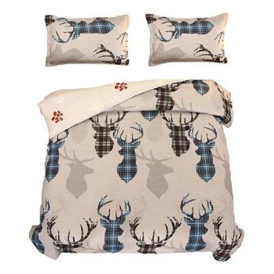 Christmas Bedding Comforter Set Christmas Reindeer Pattern