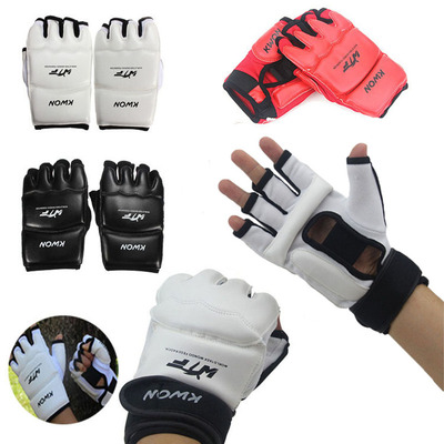 New Half Finger Fight Boxing Gloves Mitts Sanda Karate Sandb