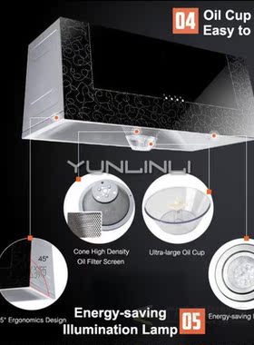 Household Exhaust Hood Range Hood For Kitchen Restaurant Top