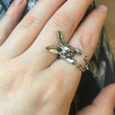 Frog Toad Animal Rings for Women men Artistic Design Retro