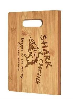 Shark Coochie Charcuterie Board Engraved Chopping Board For