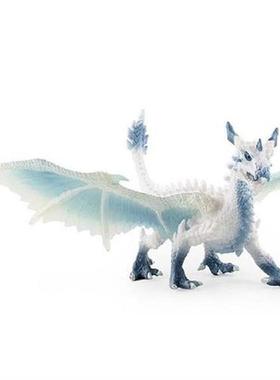 Large Fiery Dragons Figure Toy Set Educational Simulated