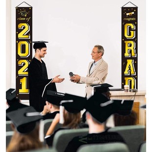 2021 Graduation Party Decorations Graduation Couplet Banners