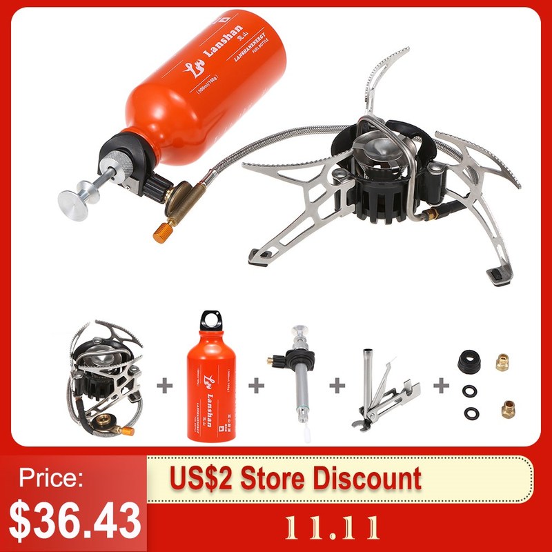 Outdoor Camping Burner Camping Multi Fuel Oil Stove with 500