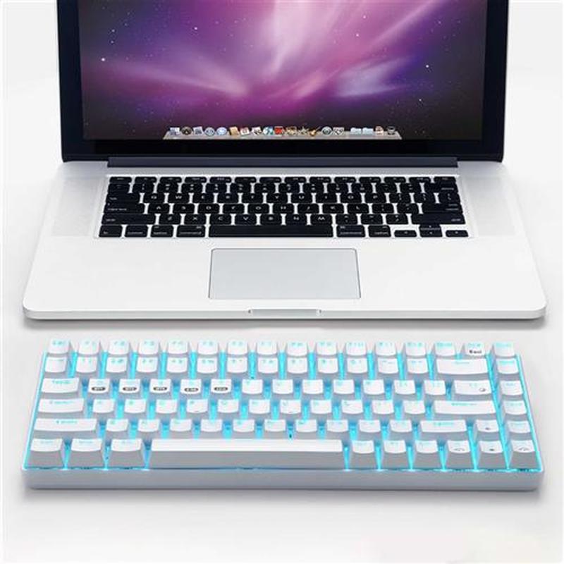 Gaming Keyboard Mechanical Keyboard 84Key 3 Mode Wireless Wi