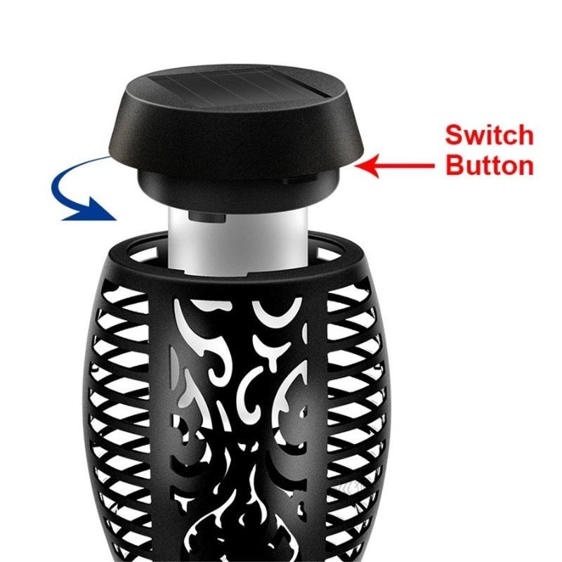 12LED  Solar Garden Light Flickering LED Landscape Light IP6