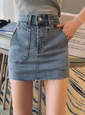 Jupe courte en Denim pour femmes, nouvelle collection automn