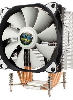 LANSHO CP Silent Single Fan 6 Heat Pipe 4 Wire ligent Temper