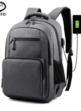 Fengdong waterproof school backpack for teenagers boy usb c
