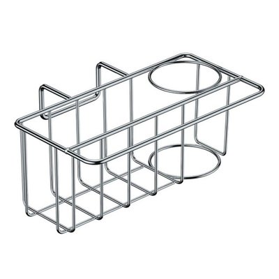 Sponge Holder For Kitchen, 3-In-1 Sink Caddy, Brush, Dish To