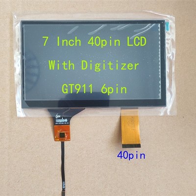 7inch Car Navigation Universal  LCD 40pin 1024*600 With Capa