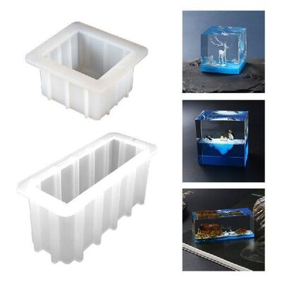 DIY Geometry Silicone Mould Crystal Epoxy Resin Mold Dried