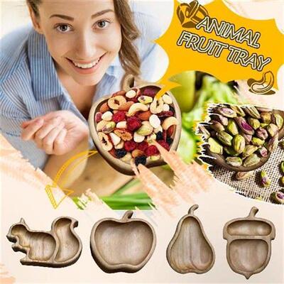 Wood Serving Plate Wood Square & Round Serving Tray Frui