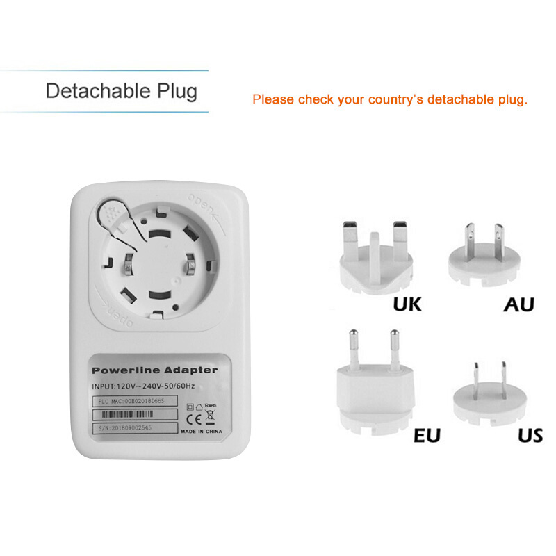 PIXLINK PL01 600Mbps Wireless Wifi Powerline adapter Router