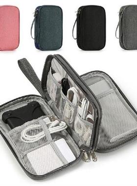 Data Cable Organizer Storage Bag Travel Office Portable