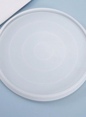 Crystal Epoxy Resin Mold Coaster Round Tray Mirror Plate Cas