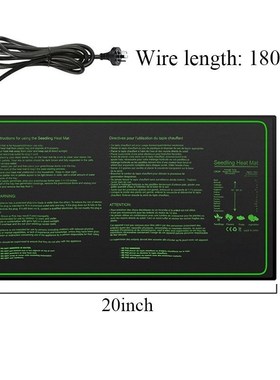 Seedling Heating Mat 60x30cm Waterproof Plant Seed Germinati