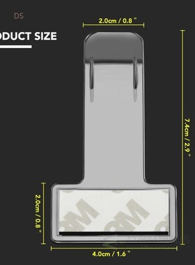 2pcs new car Parking Ticket Holder Clip Sticker For vw golf