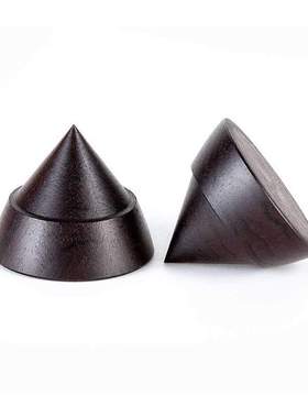 23mm Ebony Wooden Speaker Isolation Wood Stand Feet base pad