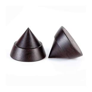 23mm Ebony Wooden Speaker Isolation Wood Stand Feet base pad