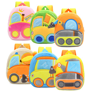 2021 Cartoon Kids Plush Backpacks Mini Kindergarten Schoolba
