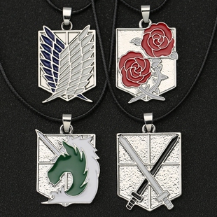 Attack On Titan Necklace Wings Of Freedom Eren Scout Legion