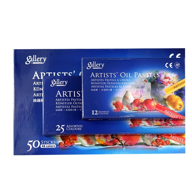 48 Colors Round Shape Oil Pastel for Artist Student Graffiti