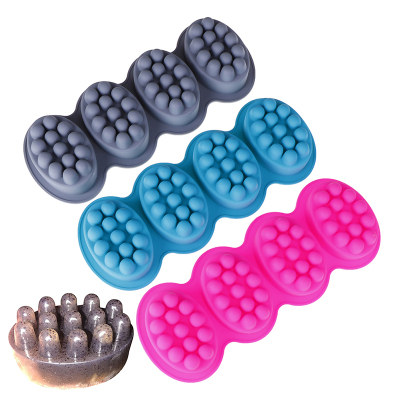 Creative Silicone Soap Mold 3D Massage Soap Making Tools