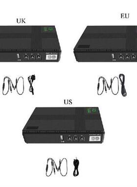 Mini Portable UPS Battery Backup Uninterruptible Power