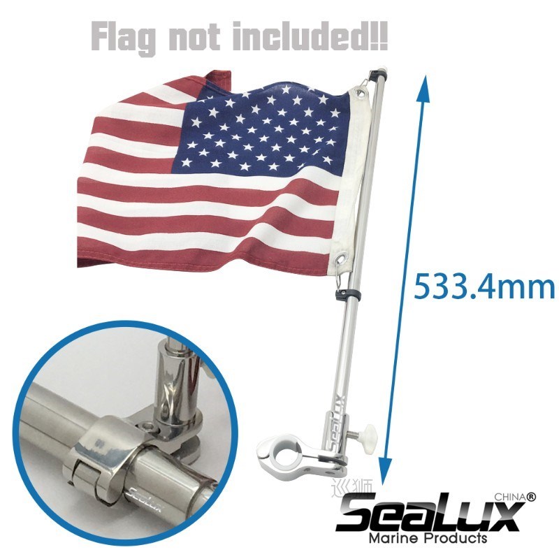 Marine Grade Stainless Steel 304 Flag Pole for ?22.2mm and ?
