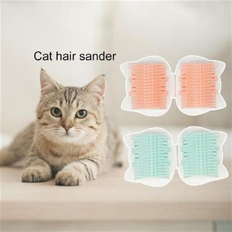 1 Set Durable Pet Cat Kitten Hair Groomer Comb Cat Corner