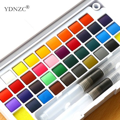 High Quality Solid Pigment Watercolor Paints Set With Water