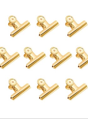 30 Pack 1 Inch Small Bulldog Hinge Clips, Metal Binder Paper