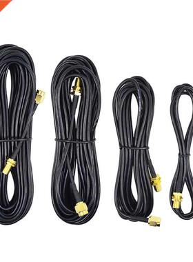 CHIPAL 10M 12M 15M 20M RG174 RP-SMA Extension Cable Male to