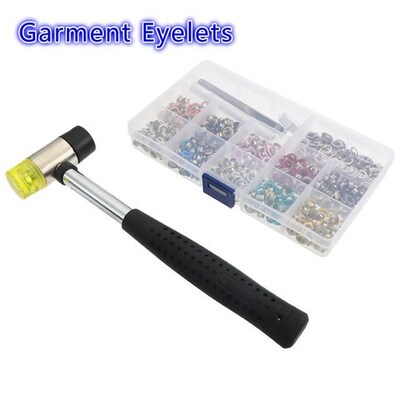 500Pcs Garment Eyelets Grommet Kit Grommet Setting Tool With