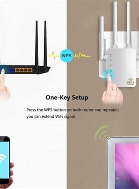 WiFi Range Extender 300/ 1200Mbps Dual Band 2.4/5GHz Wi-Fi I