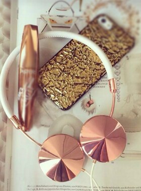 Liboer Beautiful Headphones Universal  Wired Earphones with