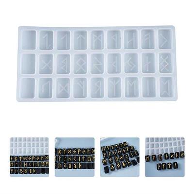 Mold Silicone Symbol Resin Epoxy Rune Letter Energy Mould