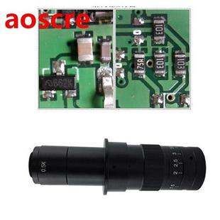 C-mount Lens 120X 180X 300X Zoom Adjustable 0.7X-4.5X Magnif