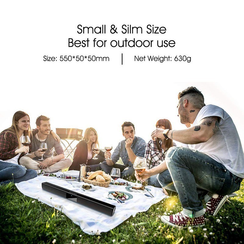 40W TV Soundbar Wired and Wireless Bluetooth Home Surround S